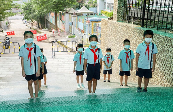 沙溪鎮(zhèn)濠涌小學(xué)舉行2021-2022學(xué)年上學(xué)期第二次強化防控新冠疫情演練 沙溪鎮(zhèn)濠涌小學(xué)舉行2021-2022學(xué)年上學(xué)期第二次強化防控新冠疫情演練