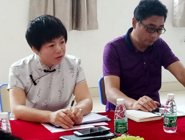 鄒麗副校長、段岳華主任出席會議