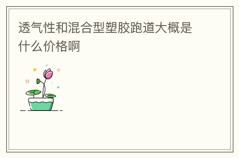 透氣性和混合型塑膠跑道大概是什么價(jià)格啊 透氣性和混合型塑膠跑道大概是什么價(jià)格啊