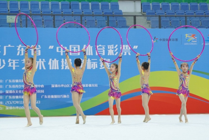 廣東省藝術體操錦標賽比賽現(xiàn)場2.JPG