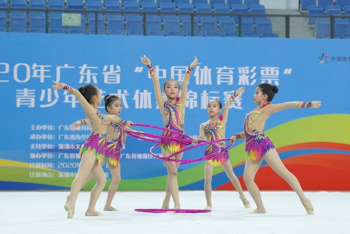 廣東省藝術體操錦標賽比賽現(xiàn)場1.JPG