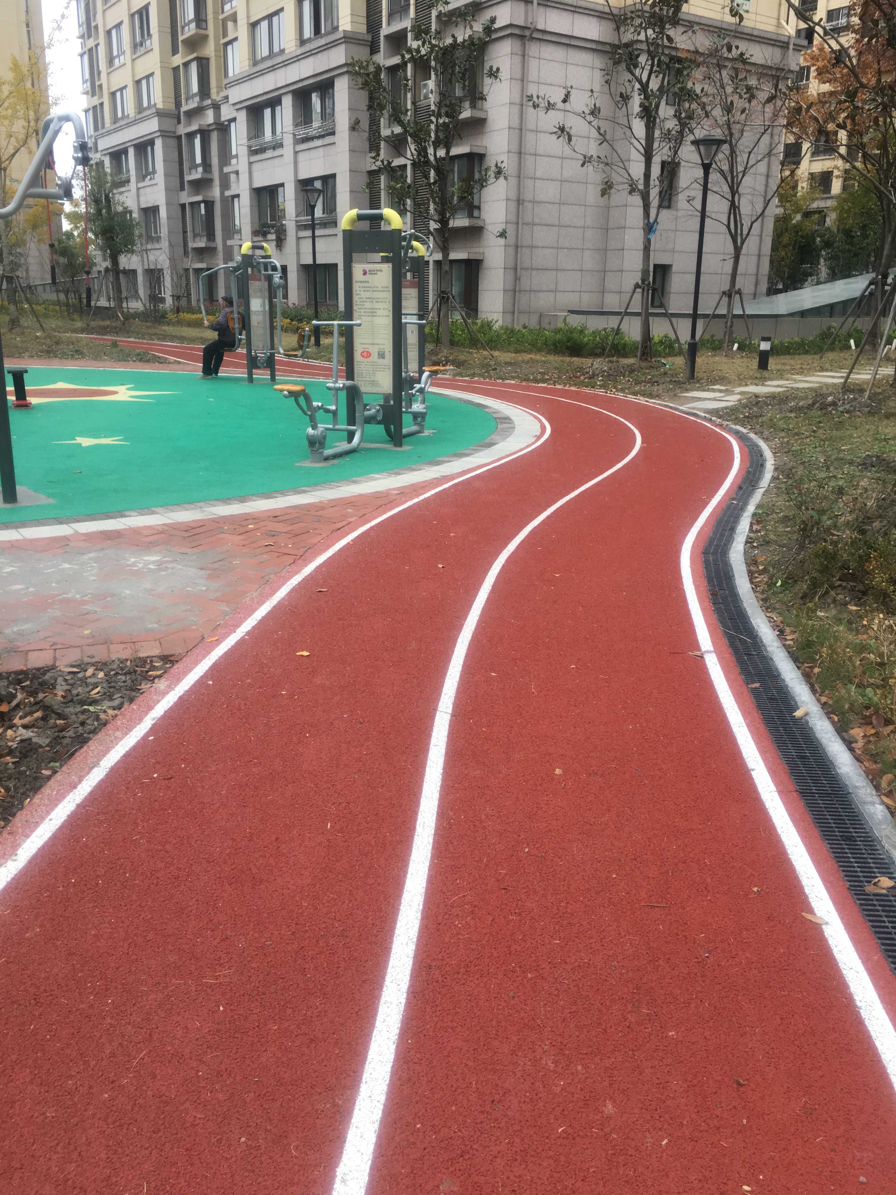 金海街道金水麗苑市民健身步道 金海街道金水麗苑市民健身步道