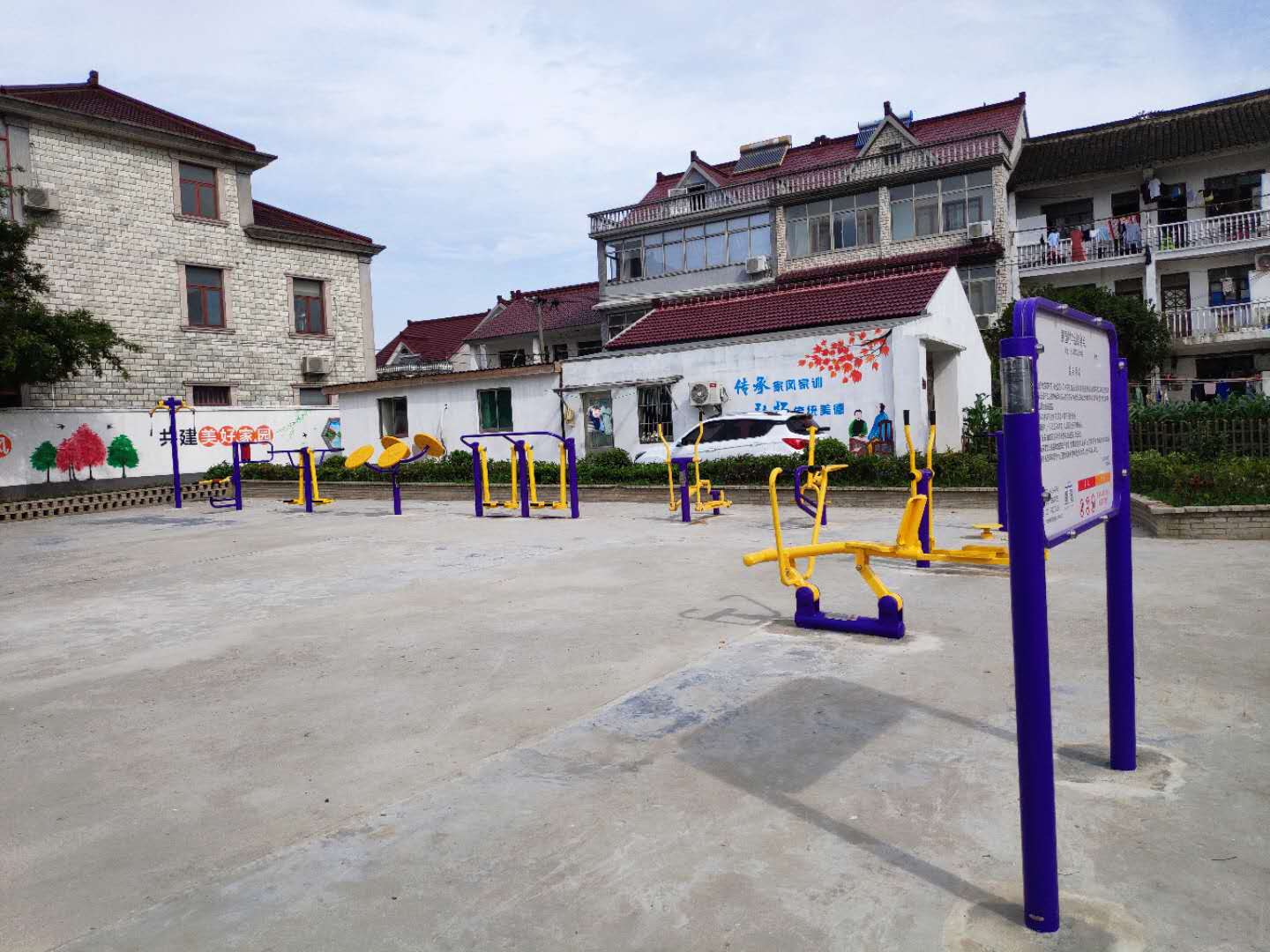 航頭鎮(zhèn)果園村4組健身苑點 航頭鎮(zhèn)果園村4組健身苑點