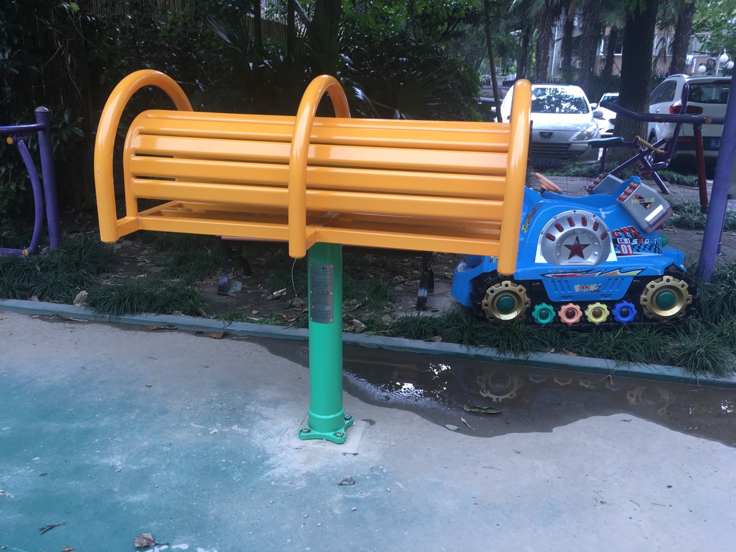 雙位伸腰伸背器