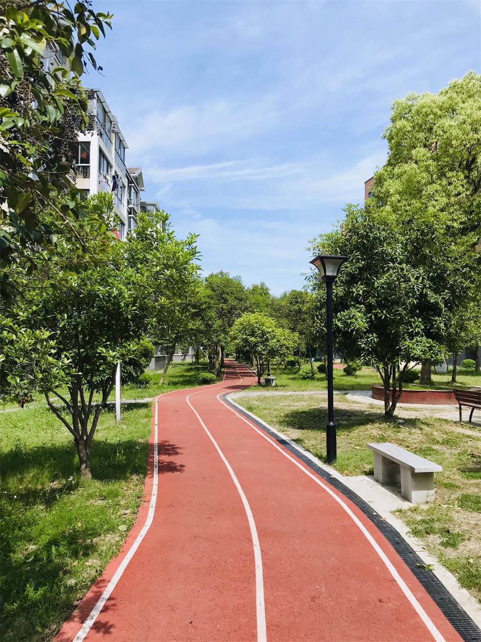 金海街道金水苑市民健身步道 金海街道金水苑市民健身步道