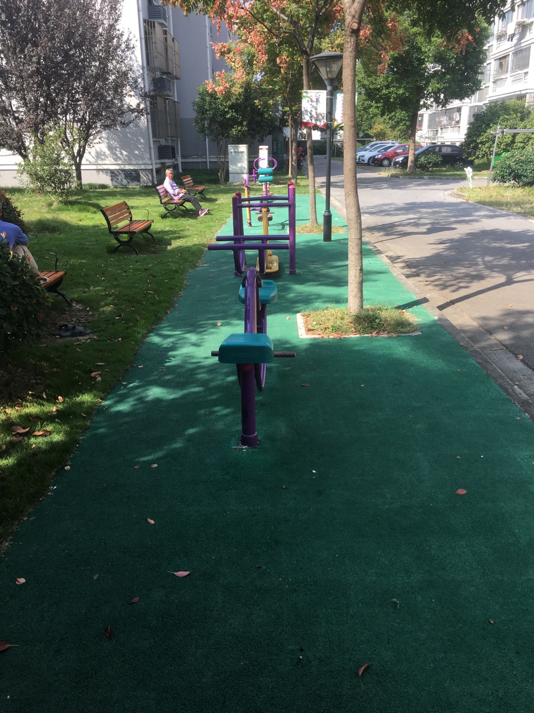 泖港居委會南樂苑小區(qū)健身點