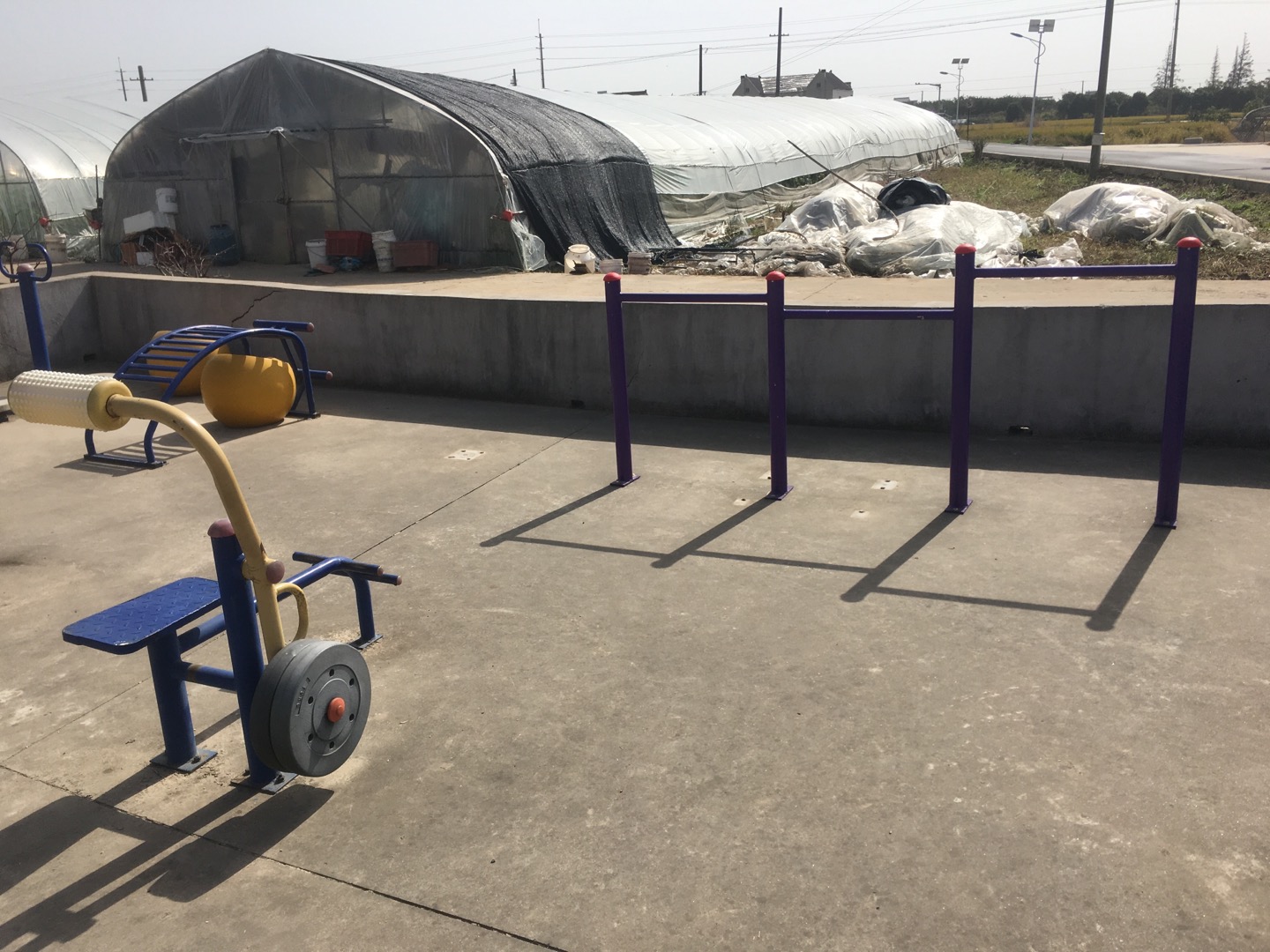 老港鎮(zhèn)大河村民委員會沈港14組健身苑點(diǎn)