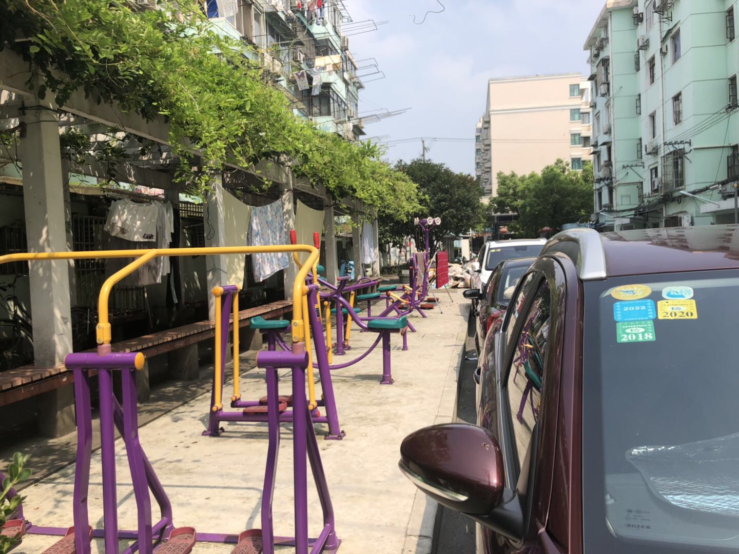 逸仙二村一居委健身苑點(diǎn)一