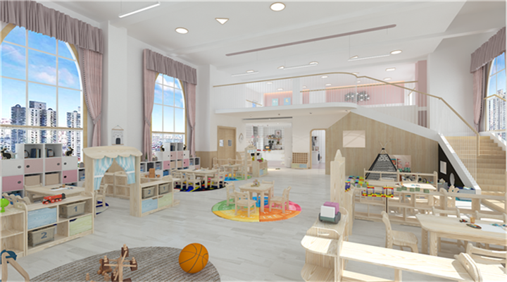 南方幼兒園室內(nèi)整體設(shè)計(jì):現(xiàn)代幼兒園教室 南方幼兒園室內(nèi)整體設(shè)計(jì):現(xiàn)代幼兒園教室