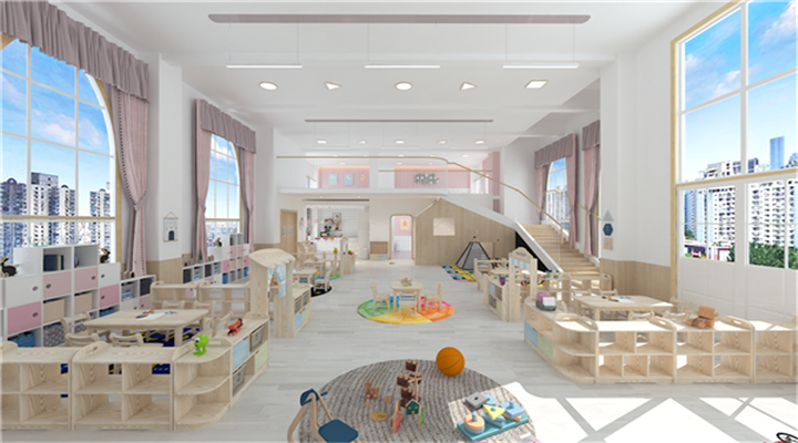 南方幼兒園室內(nèi)整體設(shè)計(jì):現(xiàn)代幼兒園教室 南方幼兒園室內(nèi)整體設(shè)計(jì):現(xiàn)代幼兒園教室