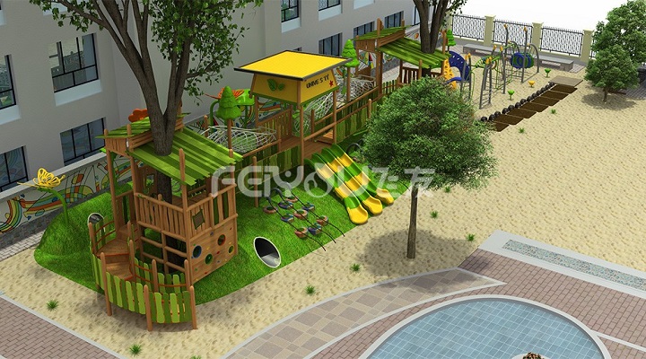 幼兒園滑梯融入教學(xué)生態(tài) 幼兒園滑梯融入教學(xué)生態(tài)